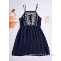 Women Mid-length Suspender Dress